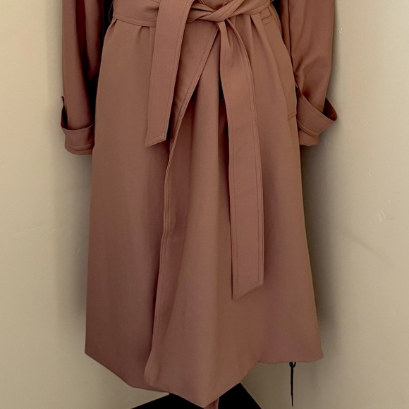 Blank NYC Belted Lightweight Wrap Trench Coat Jacket, Caramel Brown, Size XS,NWT - Picture 12 of 15
